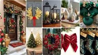 🎁 Elegant Red, Gold & Green Christmas D&eacute;cor Ideas 2026 | Luxury Holiday Wreath, Tree & Table Decor🎄