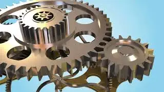 Precision Gear Mechanism | Mechanical 3D Animation