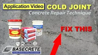 Fix Concrete Cracks and Cold Joints Like A Pro With Basecrete