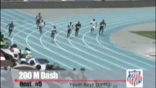Stampede Track - Raashaan Reason Youth Boys 200m Prelims - 2009 AAU Jr Olympics