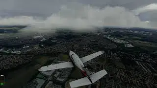 Microsoft Flight Simulator : Newcastle Upon Tyne Fly over