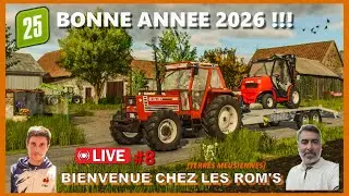 (🔴LIVE) BIENVENUE CHEZ LES ROM'S [ Terres Meusiennes]#8 : NOS MEILLEURS VOEUX !!!😃🎉