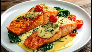 Ich habe noch nie so leckeren Fisch gegessen.Ich habe diesen Trick-Lachs in einem Restaurant gelernt