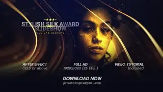 Stylish Silk Award Slideshow l Golden Award Show Opener l Film Award Ceremony
