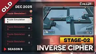 *NEW* INVERSE CYPHER SEASON 9 STAGE-2 (LP-1-2) SOLUTION | DECEMBER 2025 [GIRLS FRONTLINE 2: EXILIUM]