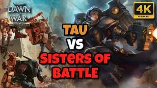 Серафимы пытаются перехитрить Тау! ⚔️ DoW DE 1v1 #warhammer40k #dawnofwar2 #dow2 #rts #tau