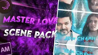 Master Movie Love ScenePack | JD And Charu | Vijay Malavika ScenePack | Alight Motion Efx Edit