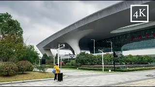 「4K」Hangzhou East Railway Station and the surrounding tour｜杭州东站