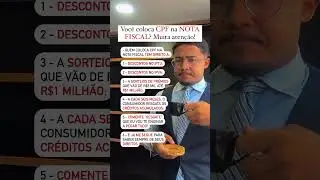 Coloque CPF na nota fiscal #advogado #direito #banco #dividas #fy #fypage #fypp #fyp #fypシ゚viral