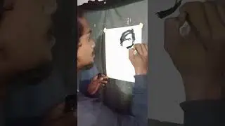 KGF Chapter 2 Rocky Bhai drawing painting art #shorts #ytshorts #shortsfeed