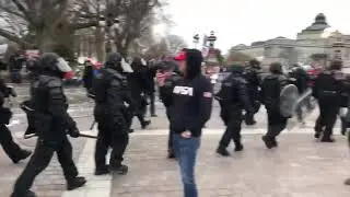 Massive Security forces move to US Capitol Hill. Trump has ordered national guard to move to DC.