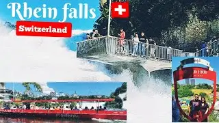 Switzerland | Most beautiful rainfall | Largest water Fall in Europe Rheinfall | Neuhausen Rheinfall