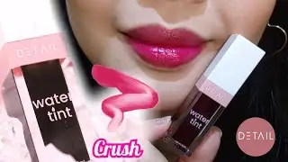 Water Tint by Detail Cosmetics in the shade Crush| Lip Swatch