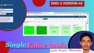 DHIS 2 version 40, Single value visualization #healthinformationtechnology #healthstatistics