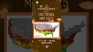 Fall Foliage Map 2025 🍂 Leaf Peeping Season is Coming!! 🍂 The Old Farmer's Almanac