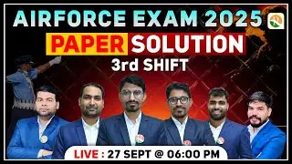 Airforce 3rd Shift Paper Review 2025 | Airforce 02/2026 Paper Solution | Airforce X & Y Paper Review