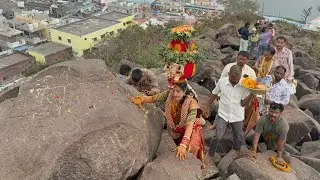 ఒక పెద్ద కొండ మధ్యలో ఉన్న కొండ పోచమ్మ తల్లికి బోనం సమర్పించిన రాకేష్ బోనం అన్న 😱😱|Shocking Video 😱😱|