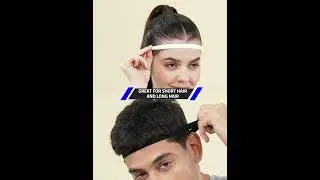 Seeotwo 3 Pieces Thick and Slim Non-Slip Elastic Sports Headbands - Athletic Skinny Hair Headband