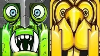 Running Lost Castle vs Temple Bunny Run
