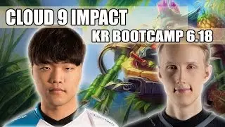 C9 Impact Rumble vs Irelia! ft. G2 Zven Ezreal | KR Bootcamp pre-Worlds 2016 - Solo Queue Patch 6.18