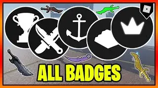 How to get ALL 5 BADGES in KNIFE STRIFE 🔪 || Roblox