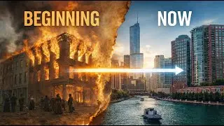 Chicago 1779&ndash;1890: Before and After the Fire (AI Reconstruction)