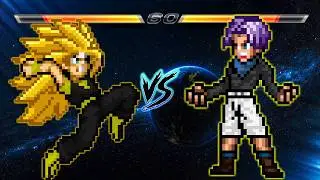 😲GOTEN AF SSJ3 VS TRUNKS GT IN JUMP FORCE MUGEN