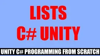 Списки в C# Unity