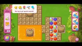Gardenscapes / Challenge level ; 10398