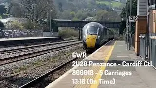Trains at Totnes - April 2025