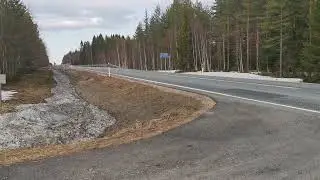Kainuun Korpi elämää Raitiovaunu korvessa 27.4.2023 Finland.