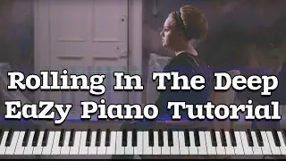Rolling in the deep - Adele | Piano tutorial for beginners | Easy piano lesson