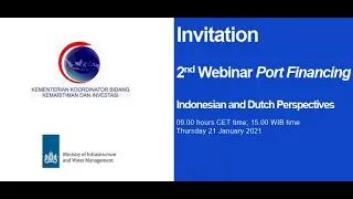 Maritime Webinar #2: Webinar on Port Financing , 21 January 2021