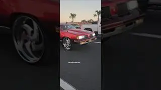 Oldsmobile Cutlass цвета &laquo;Канди-Рэд&raquo; на 26-дюймовых дисках MTW