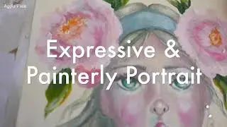 How to Paint a Whimsical Portrait with Acrylic Paint FREE WORKSHOP(preview)