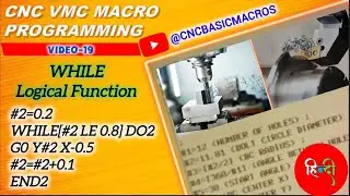 19. How to Use the WHILE Function in CNC Macro Programming