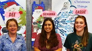 All Things Christmas Machine Embroidery Designs! With Cassie, Silvanna & Dee