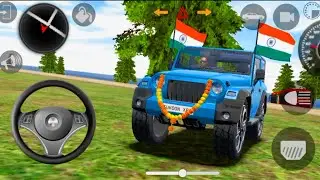 Mahindra New Thar modified Mahindra update karo New update 😱(Indian Car Simulator 3D)