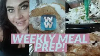 WEEKLY WW MEAL PREP | RAMEN NOODLE SALAD | 1SP CARROT CAKE CUPCAKES & MORE | WEIGHT WATCHERS!!