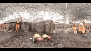 Crossrail archaeology: 360° video of suspected 1665 plague pit uncovered at Liverpool Street