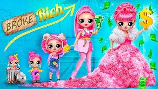 Boneka LOL Tumbuh Dari Miskin Menjadi Kaya! Kreasi Dan Kerajinan Untuk Boneka LOL OMG