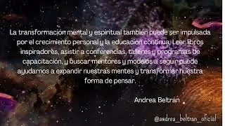 Transformaci&oacute;n Mental y Espiritual - Andrea Beltr&aacute;n