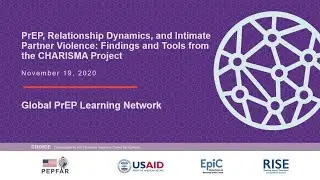 2020 11 19 | PrEP, Relationship Dynamics, & IPV: The CHARISMA Project