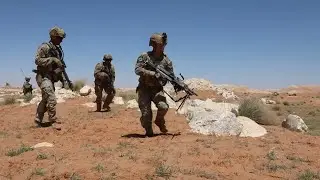 U.S. Army and Syrian Soldiers conduct Infantry Maneuver Exercise