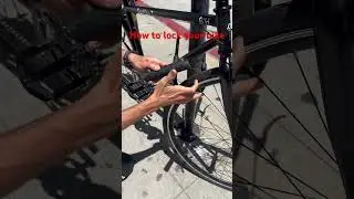 How to lock your bike with a U-Lock
