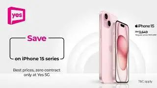 Save RM750 on your iPhone with Yes 5G