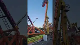 Vista general de la Feria de Alcorc&oacute;n 2024 (Madrid). Video B1. Atracciones de adultos #feria #mela