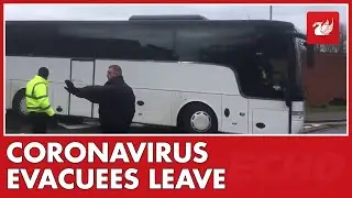First coronavirus evacuees leave Arrowe Park