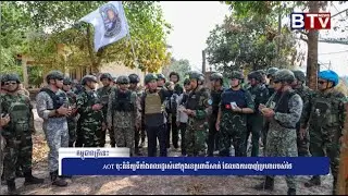 ក្រុម AOT ចុះពិនិត្យទីតាំងពលរដ្ឋរស់នៅក្នុងខេត្តពោធិ៍សាត់ ដែលរងការបាញ់ប្រហាររបស់ថៃ