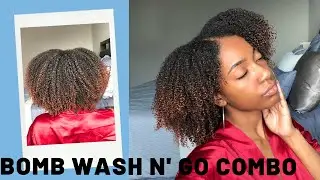 Wash and Go on Type 4 Curls | Mielle Organics Pomegranate & Honey Line